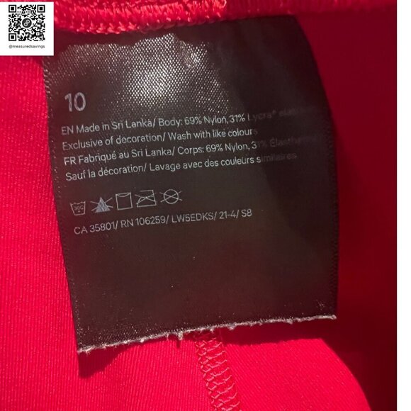 Lululemon (Size 10) Red Wunder Under HR Tight 25" Lunar New Year - EUC - Rare - Picture 6 of 10